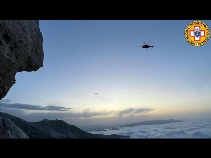 Nella notte recuperati alpinisti in difficolt&agrave; sul Gran Sasso