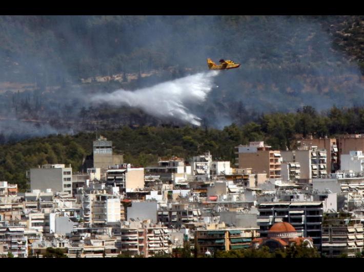 Alto rischio di incendi in Grecia dopo l'ondata di calore