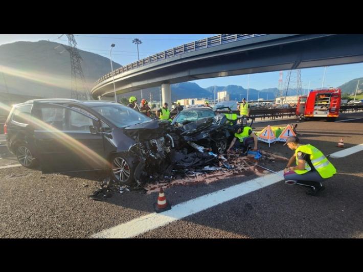 Contromano in A22 a Bolzano, aveva tasso alcolemico di 1,69