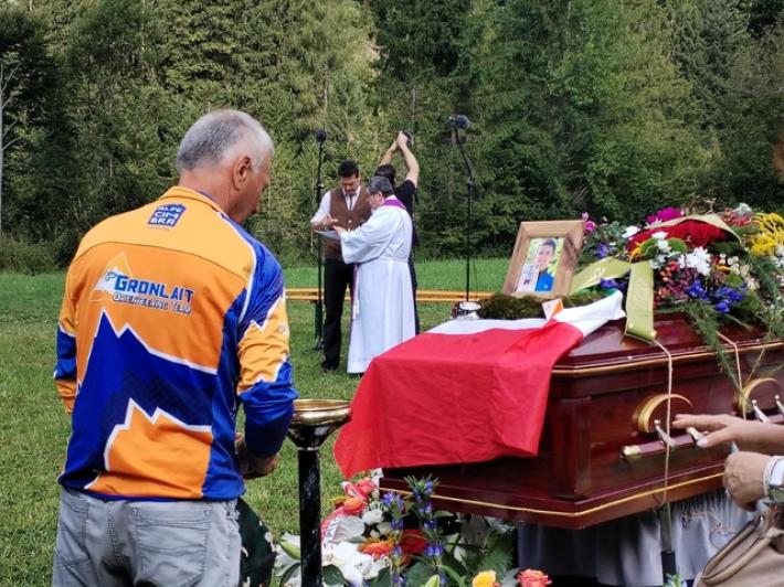 In Trentino i funerali dell'azzurro Debertolis morto in Cina