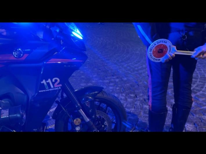 Centauro non si ferma all'alt ed investe un carabiniere