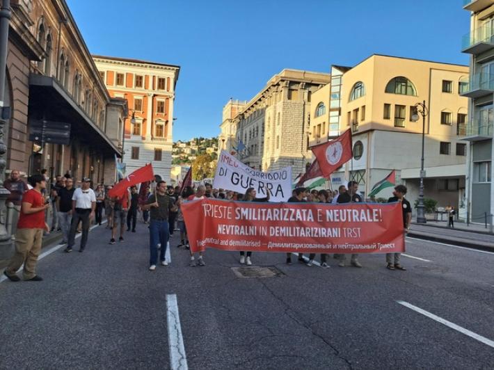 Manifestazione di Trieste libera a favore della Palestina