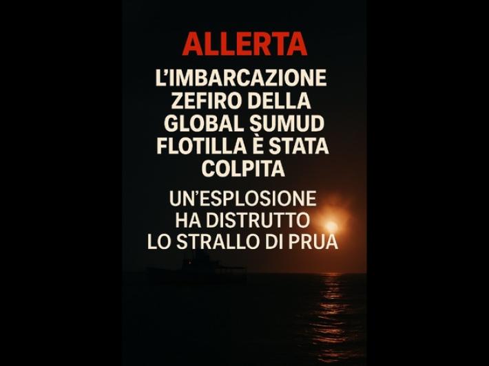 Flotilla sotto attacco, colpita una imbarcazione