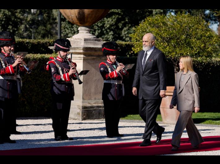 Meloni accoglie Rama al vertice intergovernativo Italia-Albania