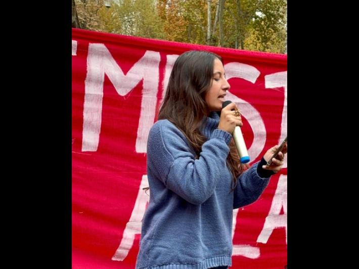 Presidio Udu davanti al Mur contro il 'semestre aperto'