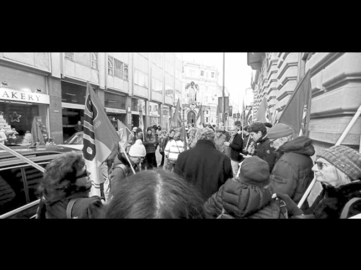 Presidio a Torino contro morti sul lavoro a 18 anni da Thyssen