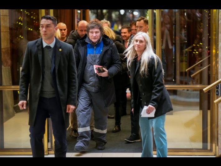 Il presidente argentino Milei &egrave; a Oslo per la cerimonia del Nobel della Pace