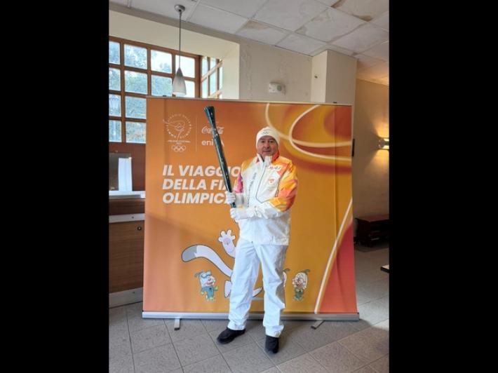 Milano-Cortina, presidente Unicef Graziano tedoforo alla 18&deg; tappa