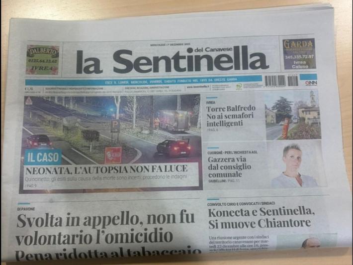 Gedi, accordo preliminare per la vendita della Sentinella del Canavese