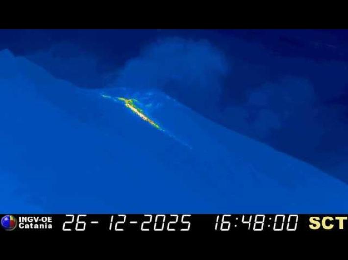 Ingv, trabocco lavico da area craterica Nord dello Stromboli