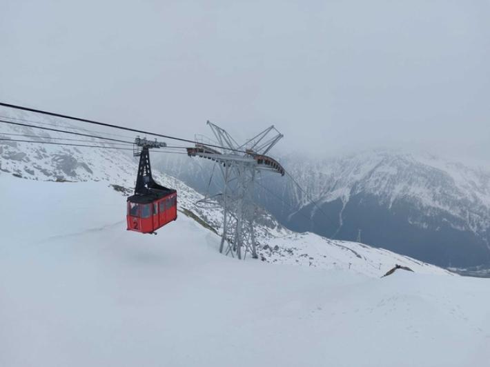 Incidente blocca la funivia di Macugnaga a 2.800 metri: elicotteri per evacuare gli sciatori, due feriti