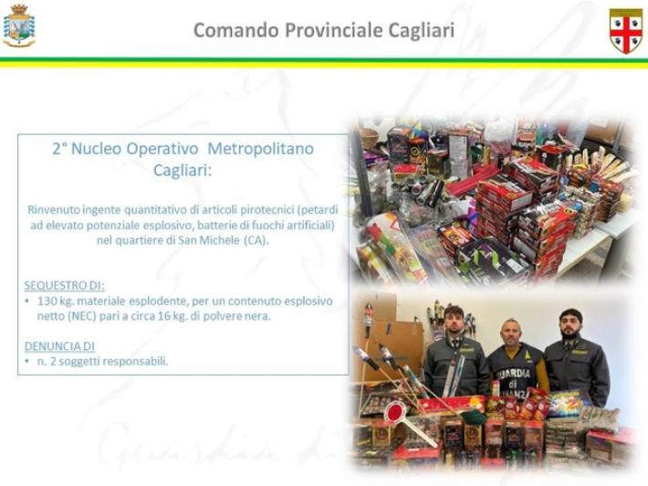 Maxi sequestro di botti a Cagliari, 130 kg in due bancarelle in piazza