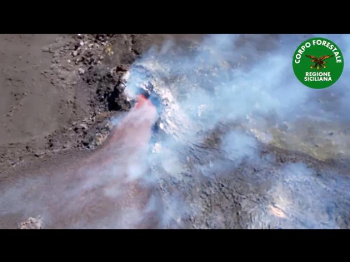 Ingv, modesta attivit&agrave; effusiva da bocche eruttive dell'Etna
