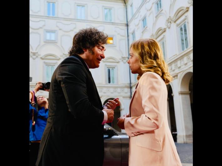 Milei, grazie all'impegno di Meloni firmiamo l'intesa Ue-Mercosur