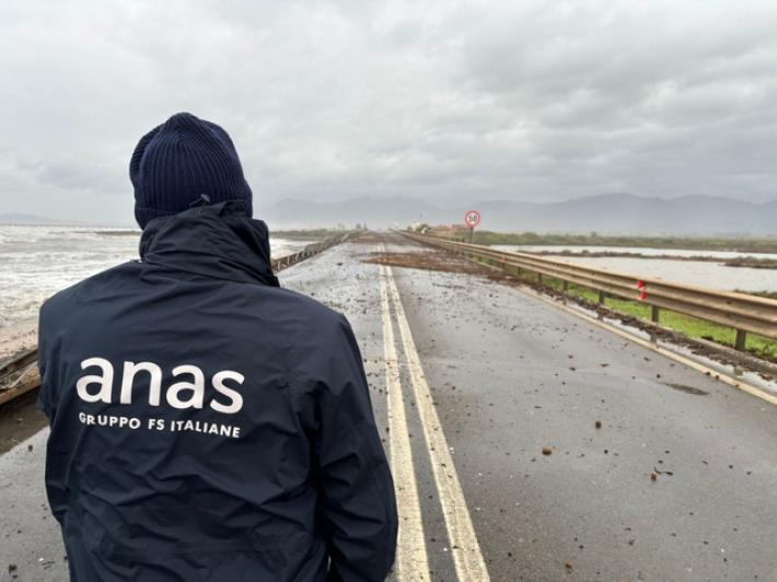 Maltempo Sardegna, resta chiusa la statale tra Cagliari e Capoterra