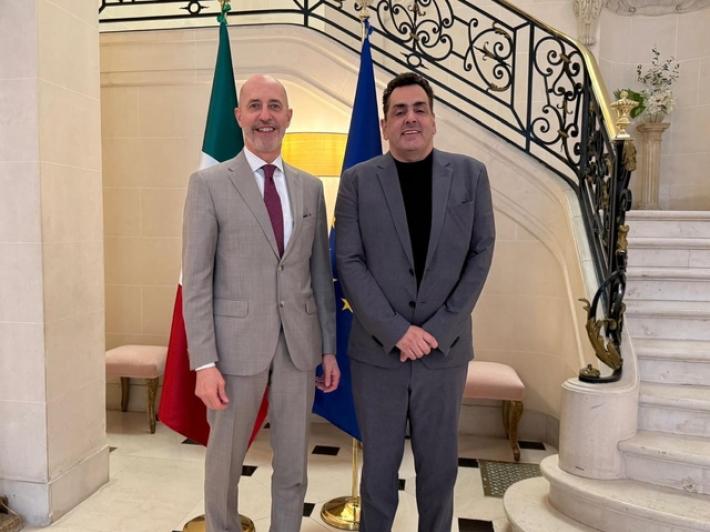 Buenos Aires, l'ambasciatore Nicoletti incontra il segretario alla Cultura argentino