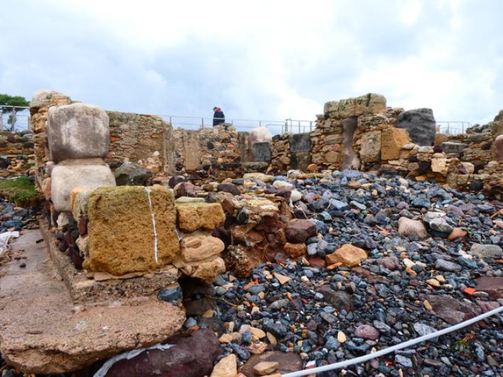 Soprintendenza, 'ciclone ha causato danni ingenti nel sito di Nora'