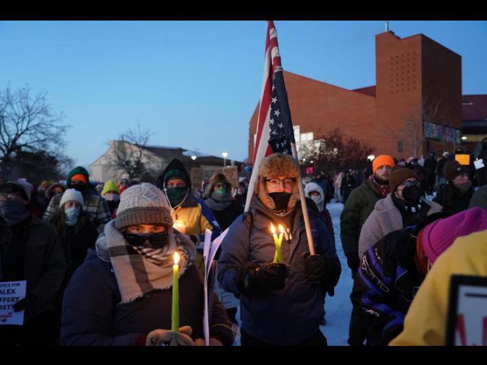 Ondata di gelo ha fermato le proteste a Minneapolis