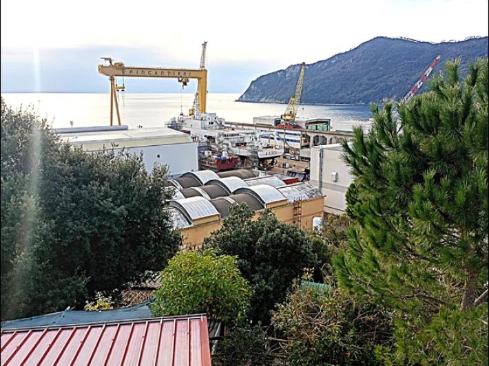 Fincantieri, a Riva Trigoso taglio del nastro per nave 'Quirinale'