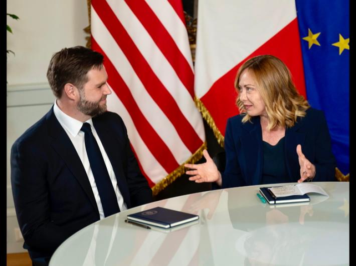 Meloni a Vance, l'Occidente alla base del futuro da costruire insieme