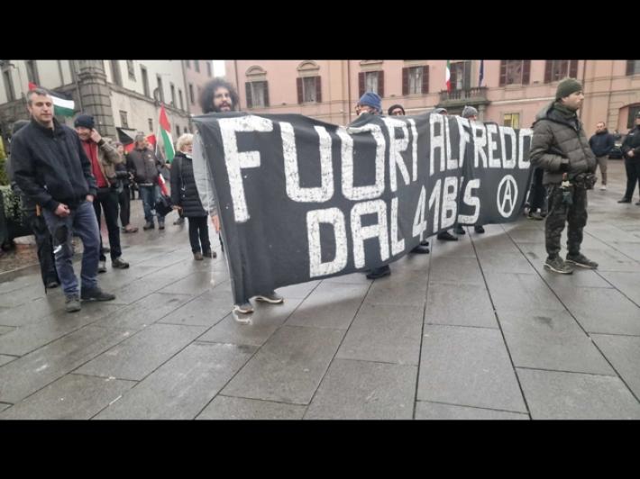 Corteo pro-Palestina a Viterbo, c'&egrave; anche uno striscione per Cospito