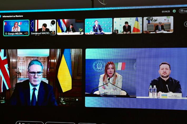 Fonti, Meloni ai Volenterosi: "Serve un inviato Ue per l'Ucraina"