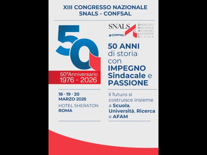 Scuola, lavoro e diritti, Snals-Confsal apre il congresso