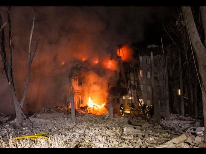 Attacco russo con droni su Kharkiv, cinque feriti tra cui un bambino