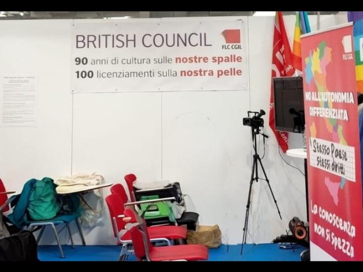 Concia fa togliere scritta contro 100 licenziamenti e la Cgil protesta