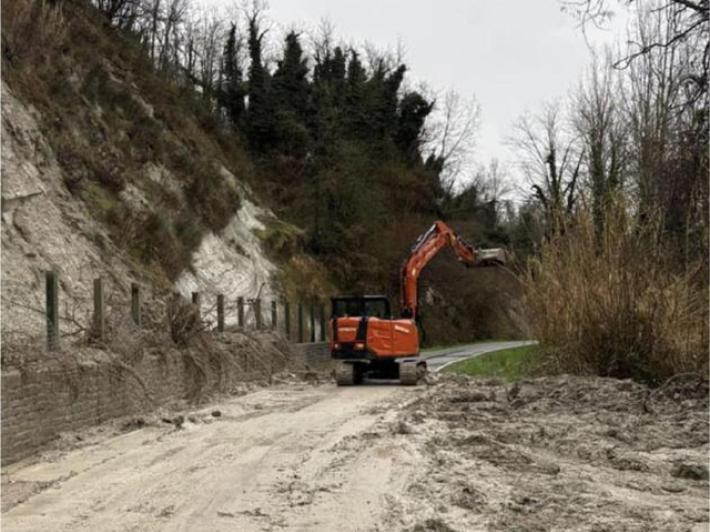 Maltempo, frane e chiusure strade nell'Alessandrino