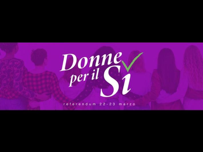 Appello al voto da 'Donne per il S&igrave;', oltre 110 le firmatarie
