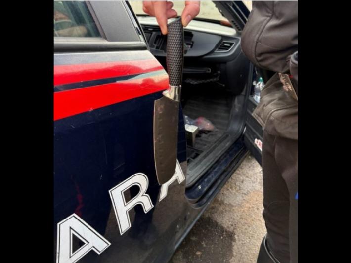 Entra all'asilo con un coltello in mano, bloccata dai carabinieri col taser