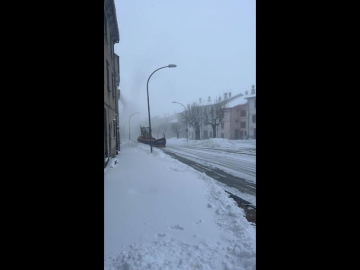 Neve in Altomolise, coltre bianca fino a 30 centimetri