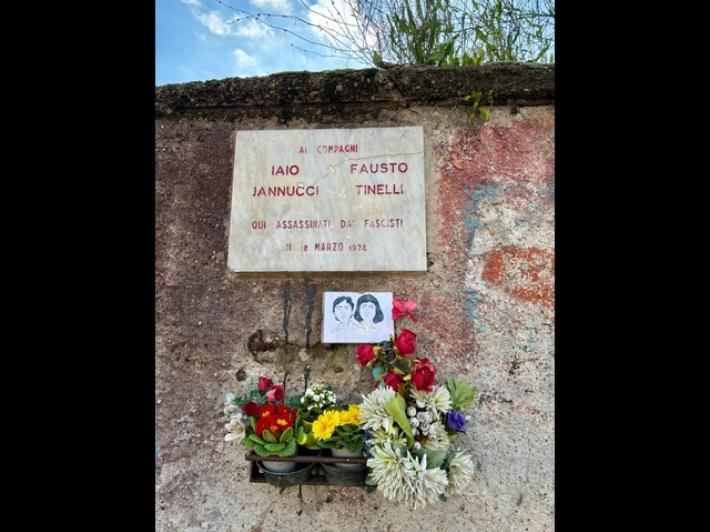 Amici e associazioni in presidio a Milano per Fausto e Iaio