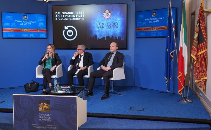 Comunicato Stampa: Convegno 'Dal grande reset agli Epstein files - Il buio dell'Occidente&rsquo;