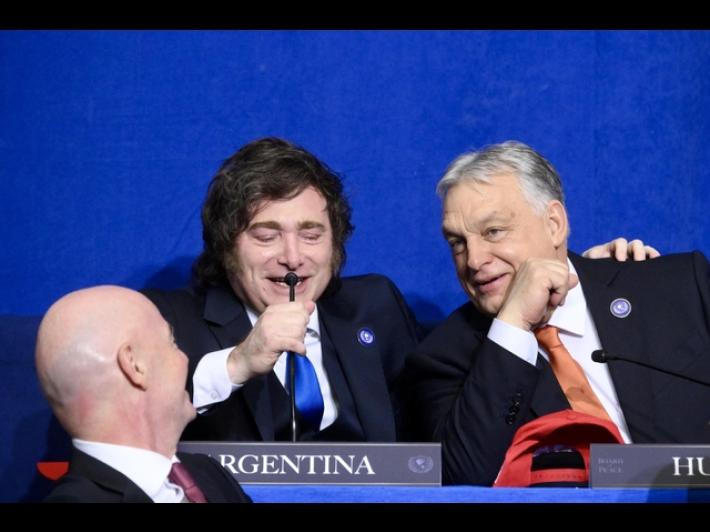 Milei arriva in Ungheria, incontro con Orban e intervento alla Cpac