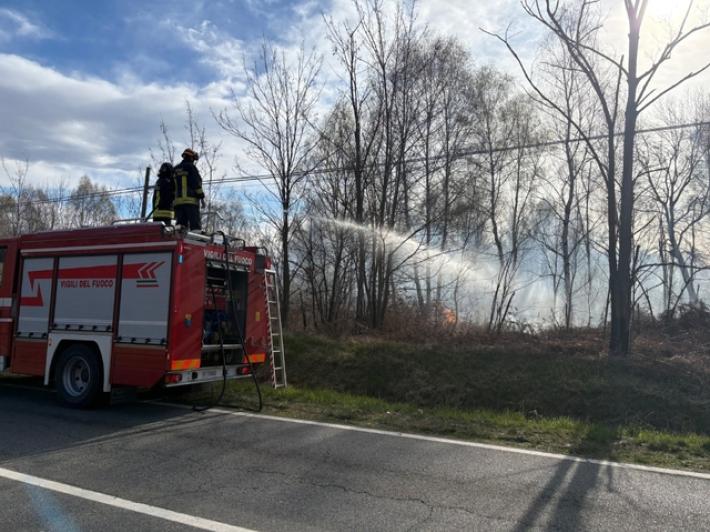 Spento il vasto incendio boschivo nella riserva naturale delle Vaude
