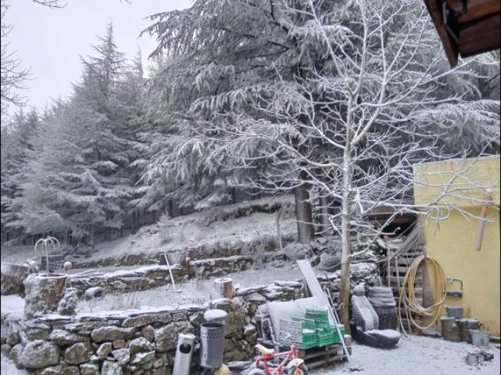 L'inverno a primavera sul Gennargentu, -2 gradi e neve