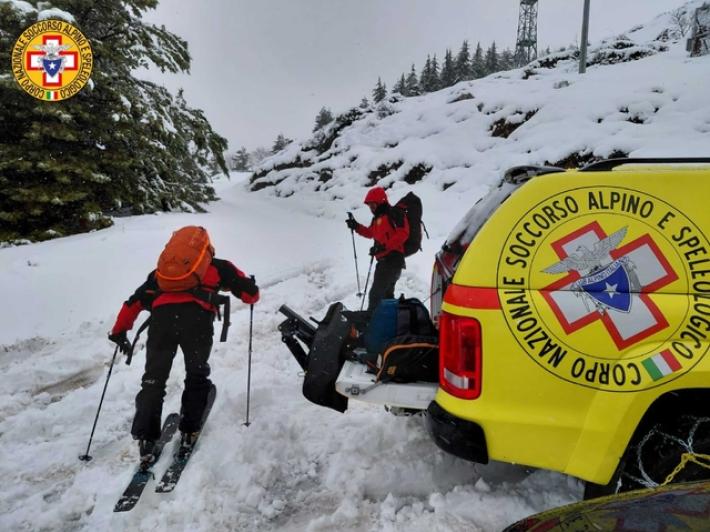 Maltempo Molise, soccorsi due allevatori bloccati da bufera di neve