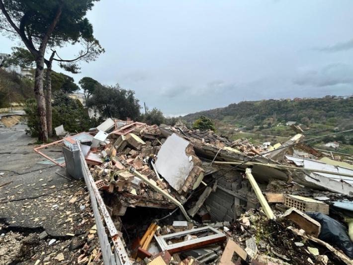 Frana di Silvi, avviato l'iter per chiedere lo stato di emergenza