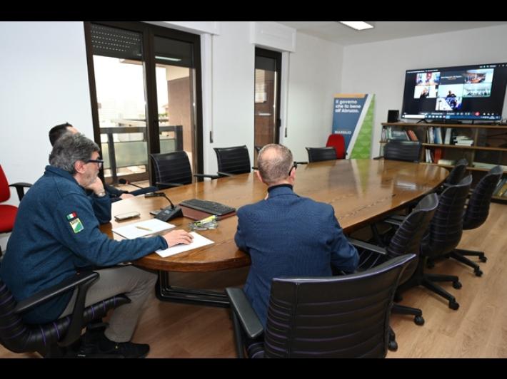 ++ Marsilio, chieder&ograve; lo stato di emergenza per maltempo in Abruzzo ++