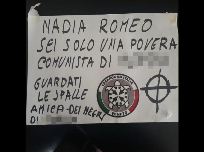 Identificato l'uomo che ha minacciato la deputata Romeo a Rovigo