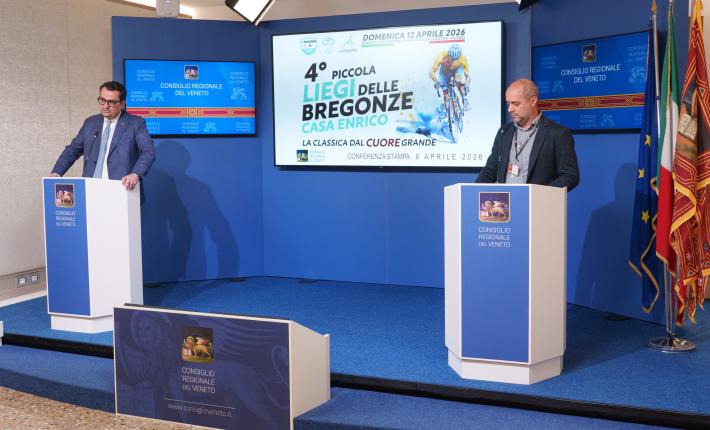 Comunicato Stampa: CRV - Presentata in Consiglio Veneto la 4' edizione &lsquo;Piccola Liegi delle Bregonze - Casa Enrico&rsquo;
