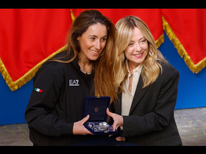 Meloni, gli azzurri di Milano Cortina esempio per i giovani e la nazione
