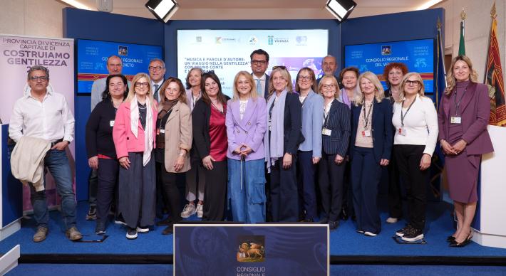 Comunicato Stampa: CRV - Presentato in Consiglio Veneto &lsquo;Musica e parole d&rsquo;autore: un viaggio nella Gentilezza&rsquo;