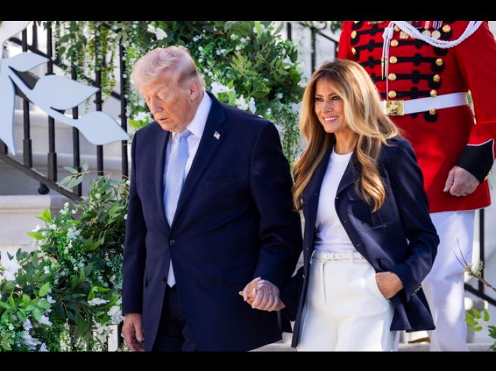 Trump e Melania alla cena dei corrispondenti della Casa Bianca