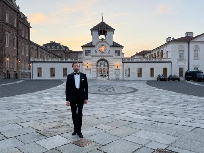 Aimone di Savoia al gal&agrave; inaugurale della 25/a assemblea generale dell'Arre