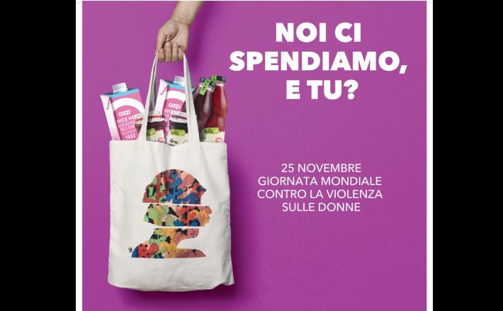 A Parma a novembre Coop Alleanza 3.0 "Si spende" per la giornata contro la violenza sulle donne