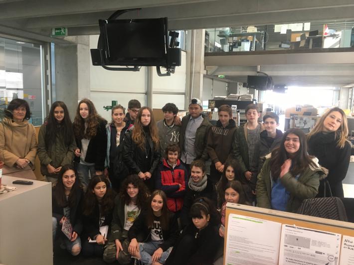 La 2&deg; A della scuola Fra' Salimbene visita la Gazzetta di Parma 