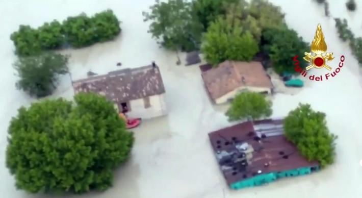 Allerta rossa (e arancione) da Parma a Rimini per il passaggio delle piene